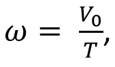 Формула угловой скорости собственного вращения
