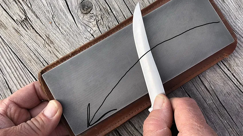 Как правильно точить нож