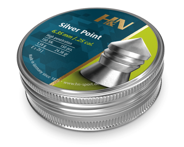 Пульки HN Silver Point 6,35 мм (150 шт)