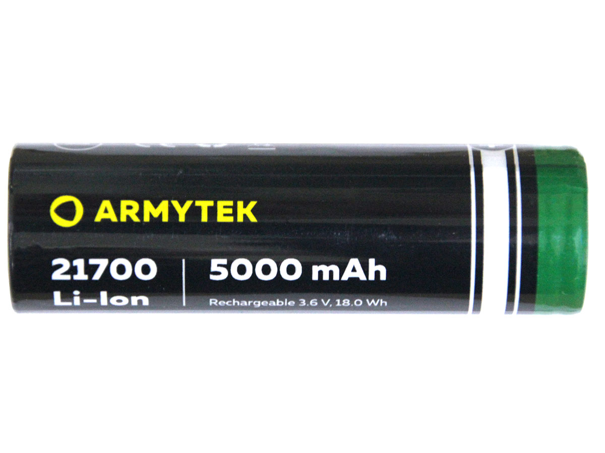 Аккумулятор 21700 Li-Ion Armytek 5000 мАч