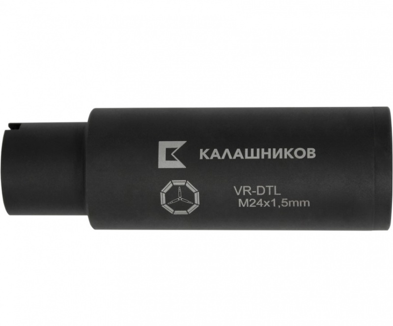 Дожигатель Калашников VR-DTL (сталь) с резьбой М24*1,5мм калибр 7,62