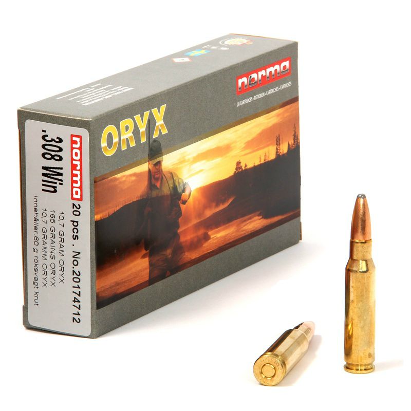 Патрон 308 Win. Norma Oryx 10.7г/165gr (20 штук)