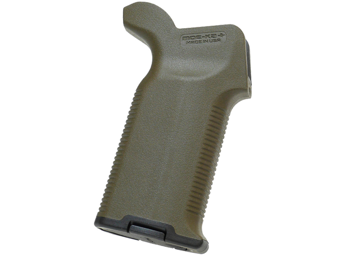 Рукоять пистолетная Magpul MOE-K2+ Grip, AR-15/M4, прорезиненная, ODG