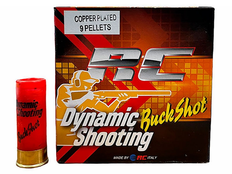 Патрон 12/70 картечь 8.0мм (33г) RC Buck Shot Dynamic Shooting (25 шт)