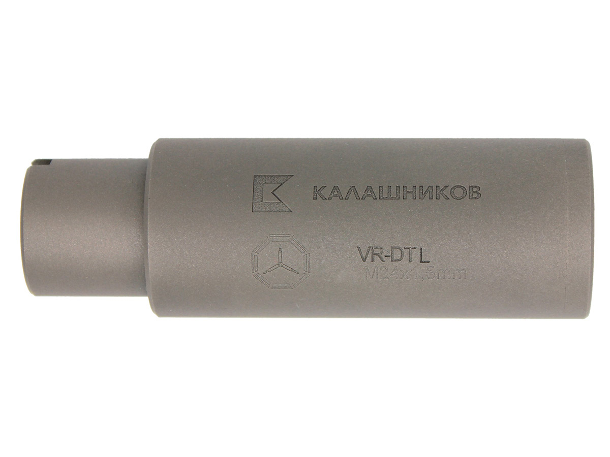 Дожигатель Калашников VR-DTL (титан) с резьбой М24*1,5мм калибр 5,45