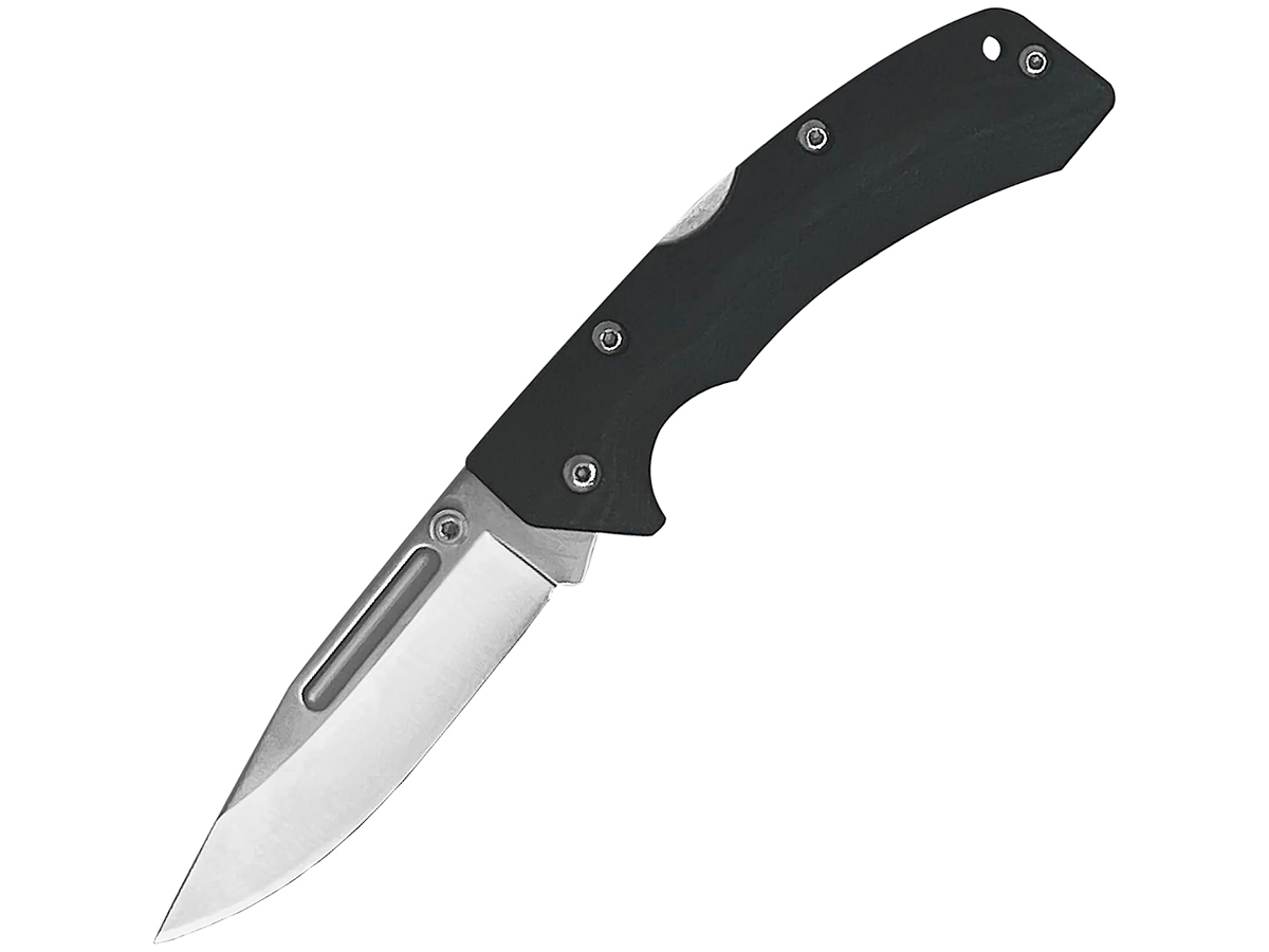 Нож складной AccuSharp Lockback Knife, нержавеющая сталь, G10, чёрный