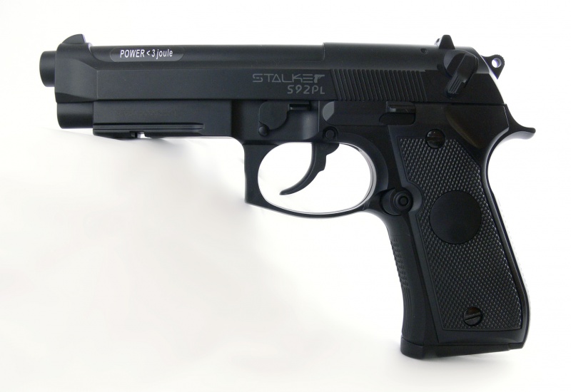 Пистолет пневматический Stalker S92PL (аналог &quot;Beretta 92&quot;) к.4,5мм