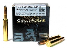 Патрон 30-06 Sprg. Sellier&Bellot SP 11.7г/180gr (50 штук)