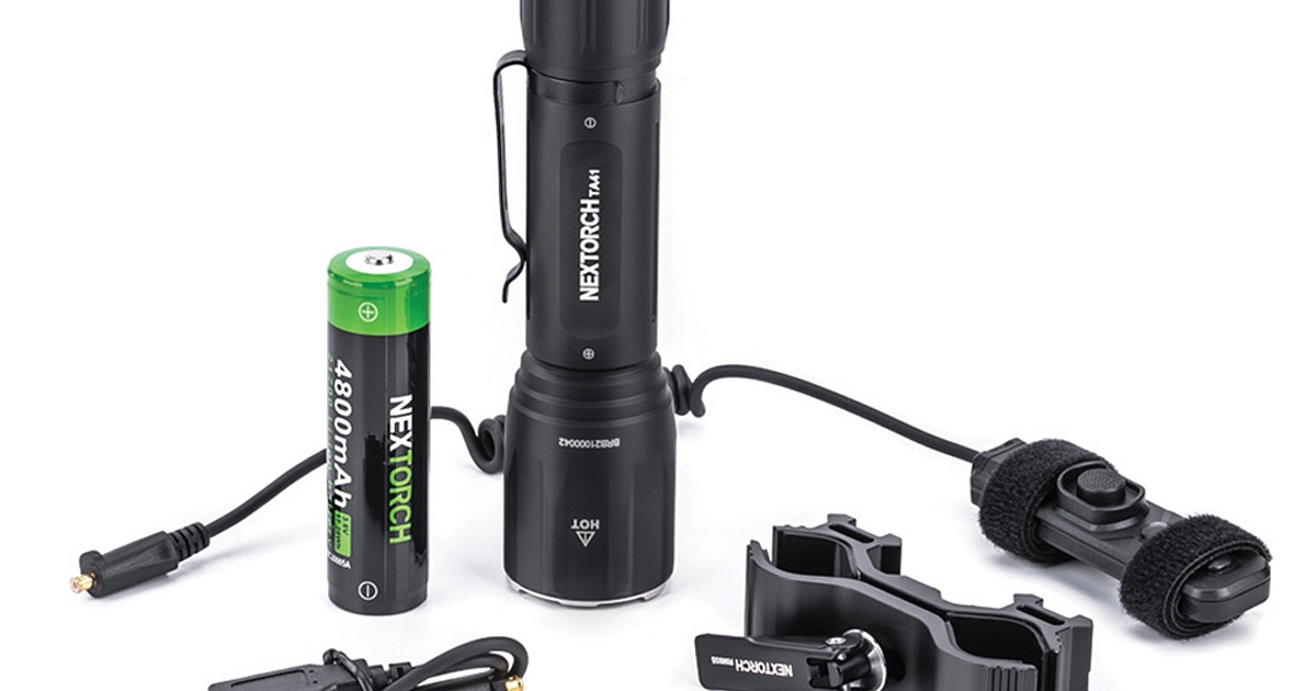 Lampe Torche Tactique Nextorch TA41 SET - 2600 Lumens, Kit Chasse