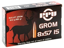 Патрон 8x57 JS Partizan GROM 12.0г/185gr (20 штук)