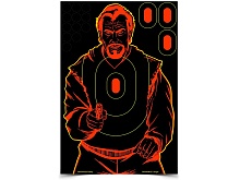 Мишень осыпающаяся Birchwood Shoot-N-C Bad Guy Silhouette 12x18in 5шт.