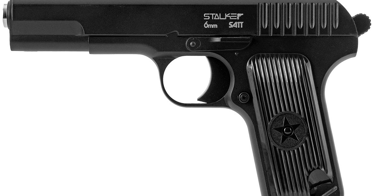 Купить пистолет пневматический stalker satt spring (тт), к.6мм в ...