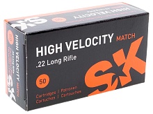 Патрон 22 LR Lapua High Velocity Match SK 2.59г/40gr (50 штук)