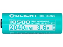 Аккумулятор 18500 Li-ion Olight ORB-185C20 2040 mAh с защитой