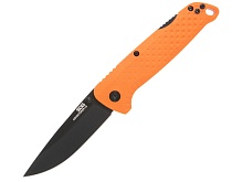 Нож складной SOG Adventurer LB Orange Black, сталь 5Cr15MoV, GRN, блистер