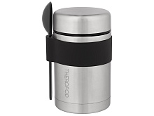 Термос для еды THEROPOD TP-20-520-SS 0.52L, нержавеющая сталь, ложка