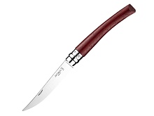 Нож складной Opinel Padouk Effile 10 New, филейный, нержавеющая сталь, паду