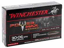 Патрон 30-06 Sprg. Winchester Power Max PHP 11.66г/180gr (20 штук)