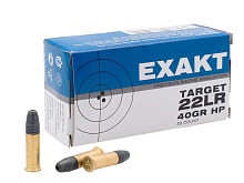 Патрон 22 LR КСПЗ EXAKT HP 2.6г гильза-латунь (50 штук)