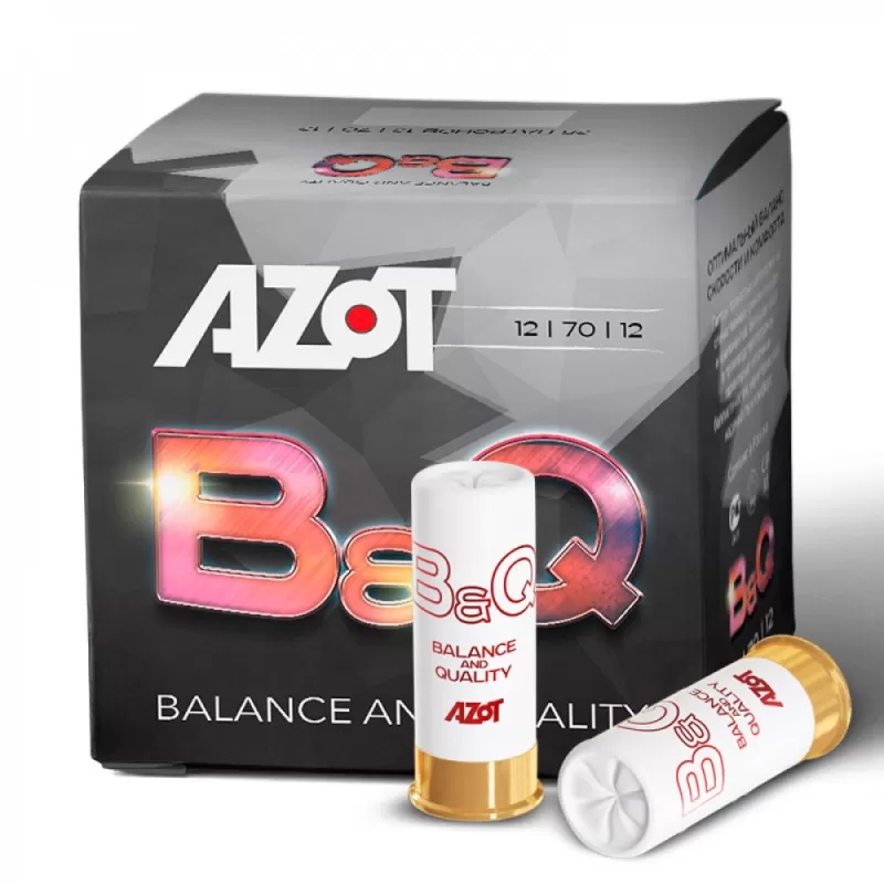Патрон 12/70 дробь 7.5 (23г) Azot B&Q (25 штук) 