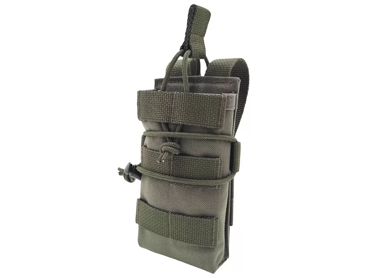 Подсумок Wartech MP-103-OD под 1 магазин М/АК серии, открытого типа, олива