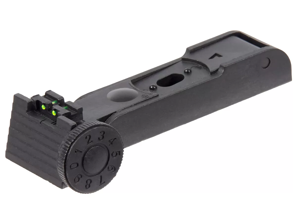 Целик для пневматической винтовки Stalker S1250SRW регулируемый полиамид