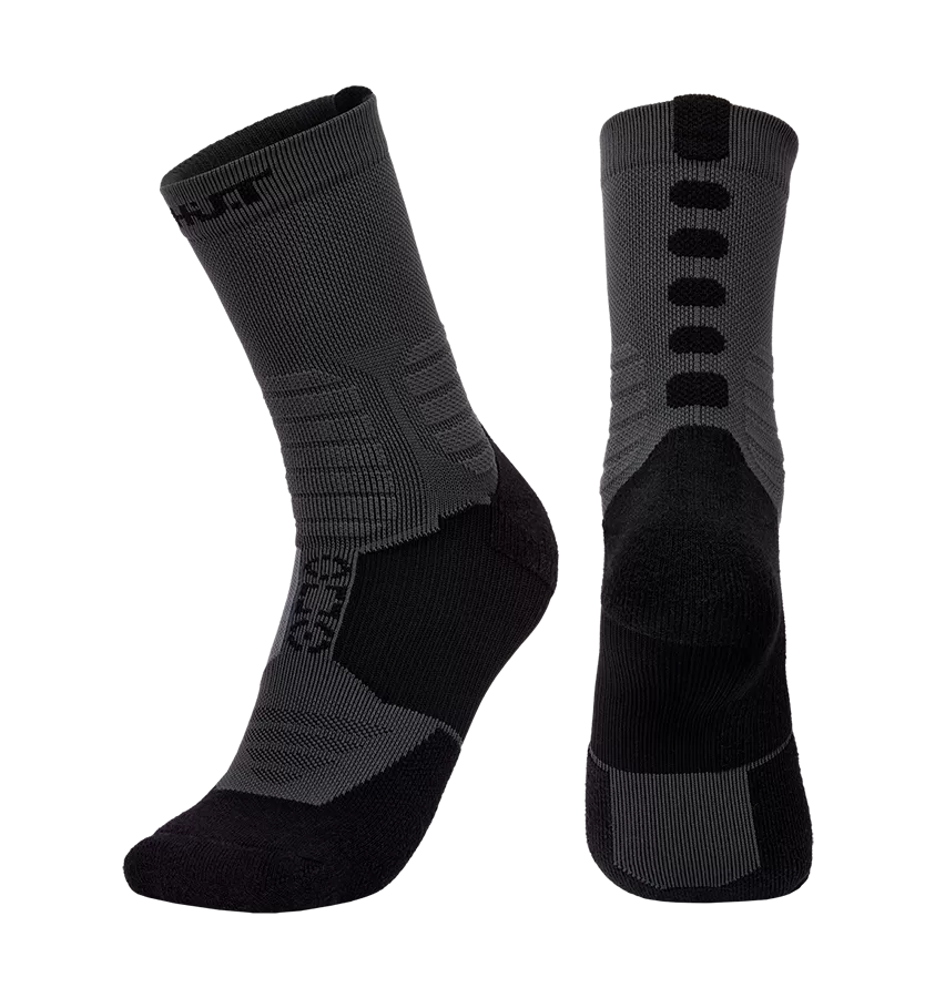 Носки H.U.T., мужские, укороченные, серые