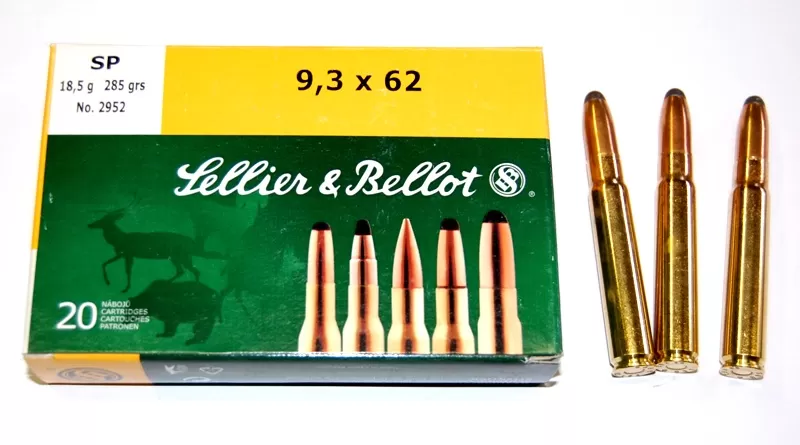 Патрон 9,3x62 Sellier&Bellot SP 18.5г/285gr (20 штук)