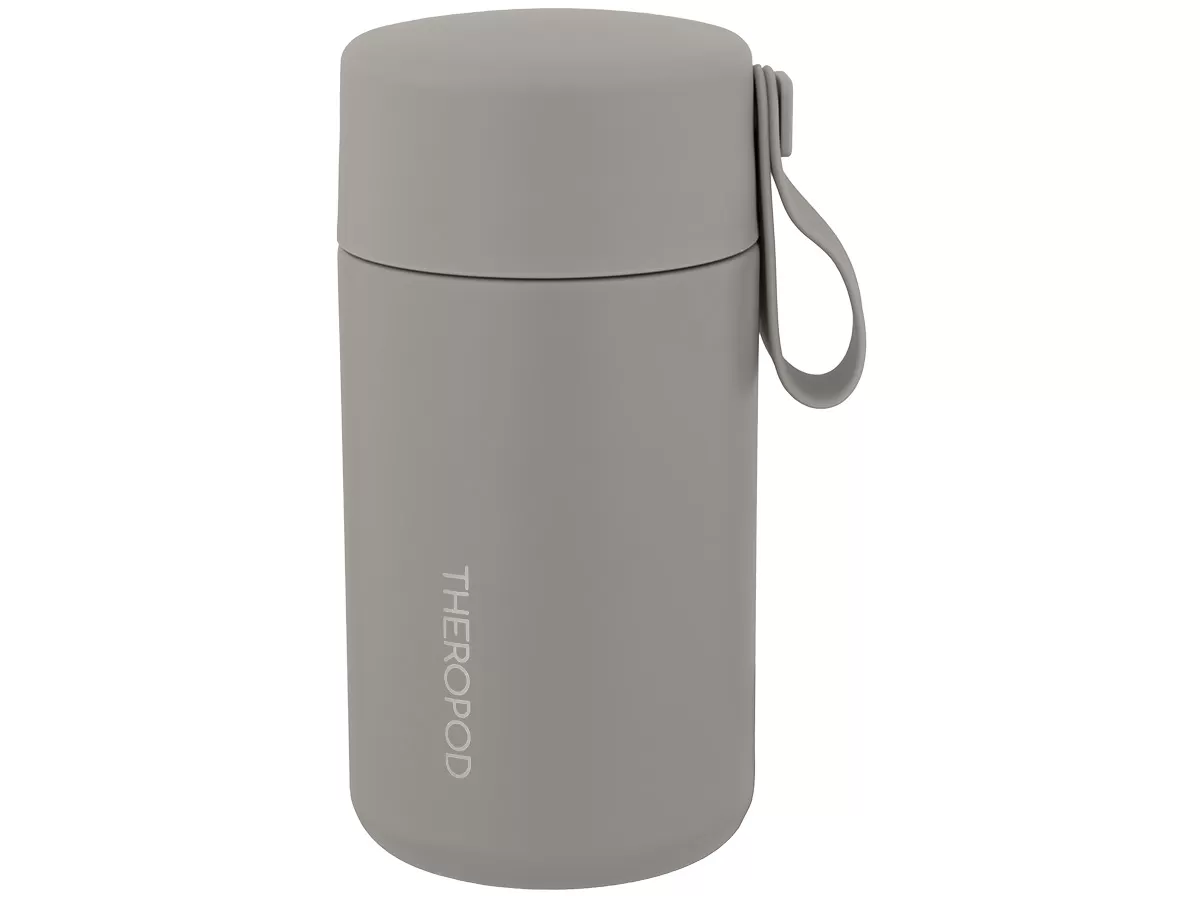 Термос для еды THEROPOD TP-21-500-CG 0.5L, нержавеющая сталь, серый