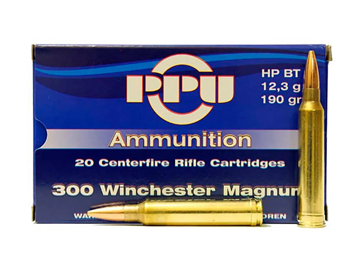 Патрон 300 Win.Mag. Partizan HP BT 12.3г/190gr (20 штук)