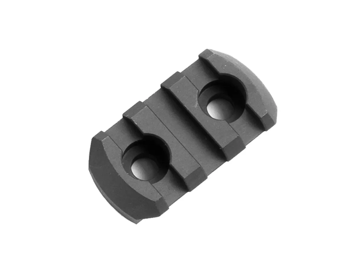 Планка Picatinny Magpul M-LOK ALUMINUM RAIL, 3 слота, алюминий, чёрный