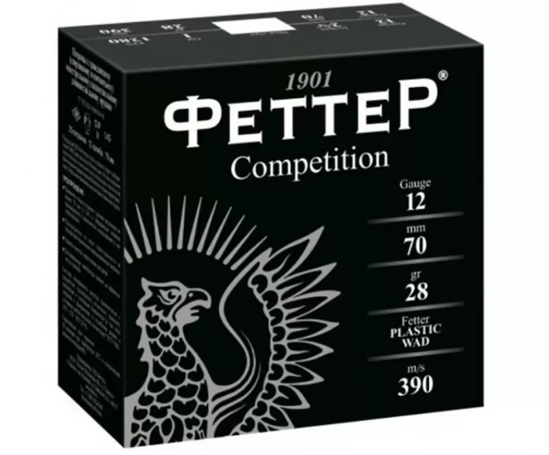 Патрон 12/70 дробь 7 (28г) Феттер Sporting Competition (25 штук)