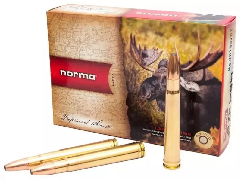 Патрон 416 Rigby Norma Woodleigh FMJ 29.2г/450gr (10 штук)