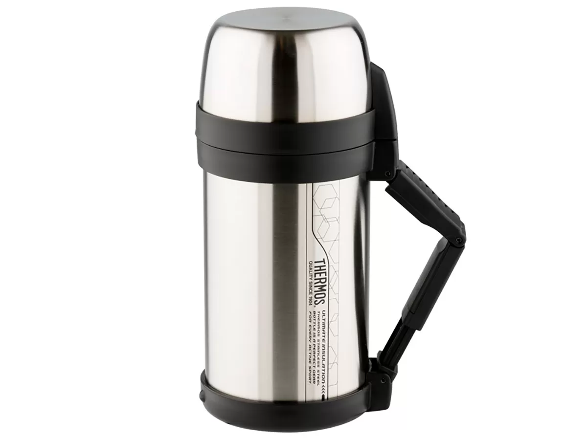 Термос универсальный THERMOS FDH-1405 SBK 1.4L, складная ручка, стальной