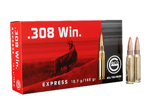 Патрон 308 Win. Geco Express 10.7г/165gr (20 штук)