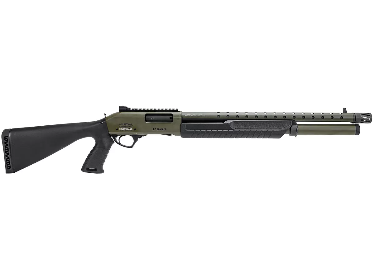 Ружьё помповое Fabarm Martial O.D.Green 12/76 L=510мм пластик