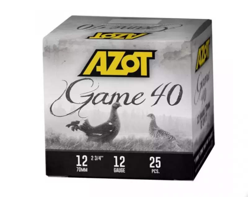 Патрон 12/70 дробь 00 (40г) Azot Game (25 штук)
