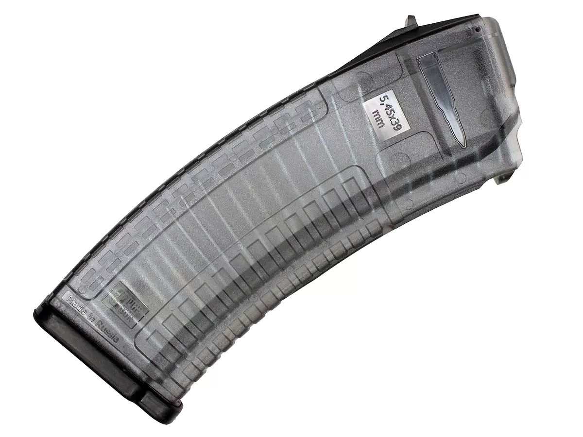 Магазин Pufgun SG545 30/Tr G2 на АК74/Сайга-5.45, 30 патронов, прозрачный