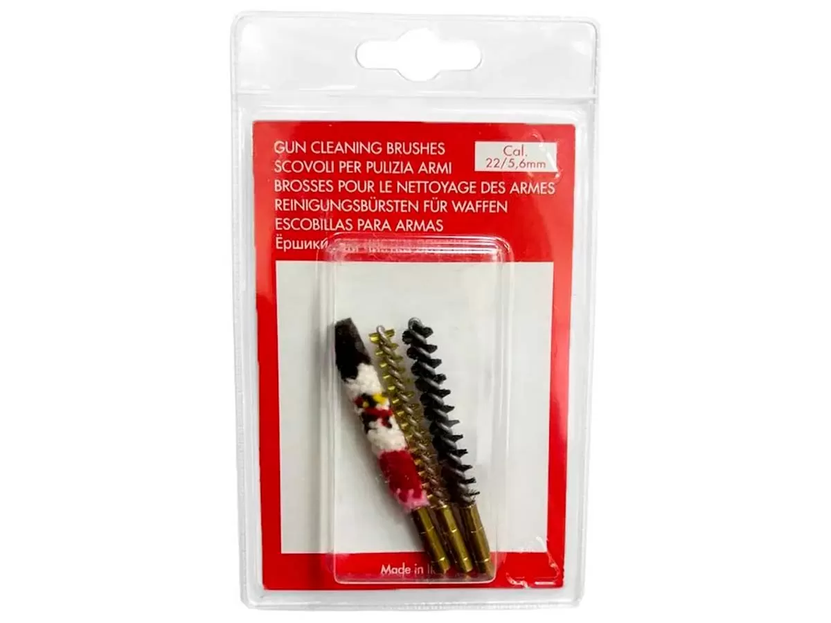 Набор ёршиков Stil Crin (шерстяной, щетинный, латунный), калибр .22