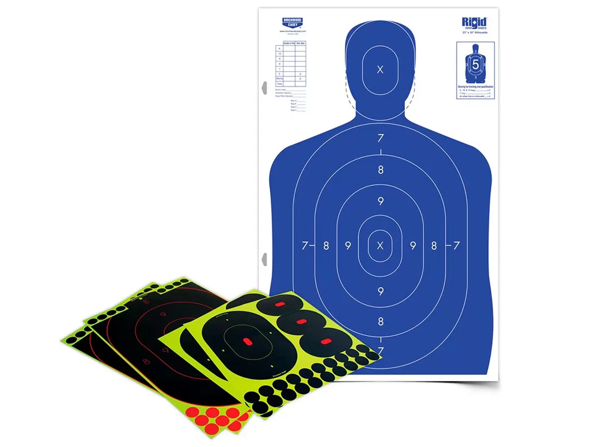 Мишень картонная с набором осыпающихся Shoot-N-C 23x35in Silhouette