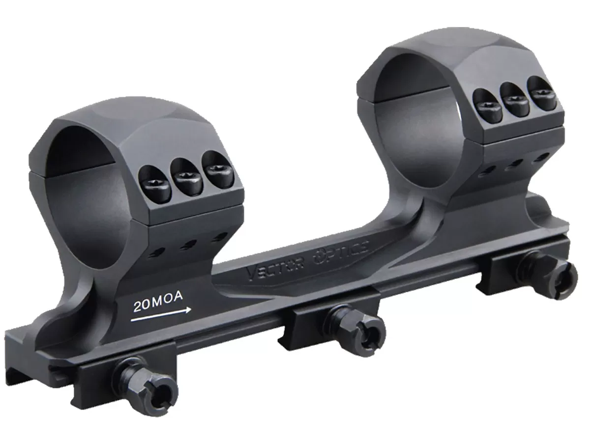 Кронштейн Vector Optics X-Accu 1.6 High Profile 34мм на Picatinny 20MOA