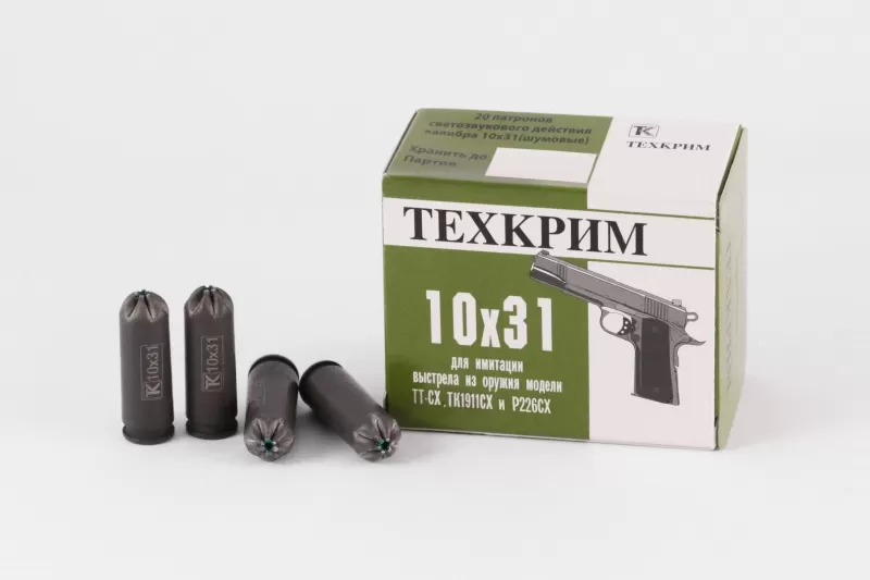 Патрон светозвуковой 10х31 Техкрим ТТ-СХ (20 штук)