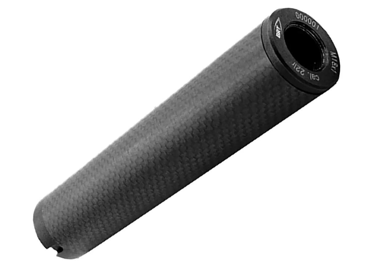 ДТКП BRT Москит, калибр 22LR, резьба M14x1Lh бурт, 160мм, сплав+карбон