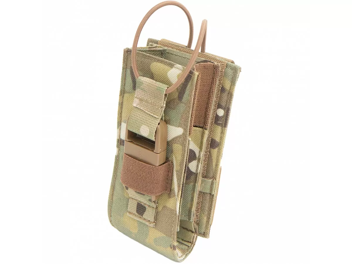 Подсумок Wartech Прибой UP-112-MCN под радиостанцию, откидной, Multicam