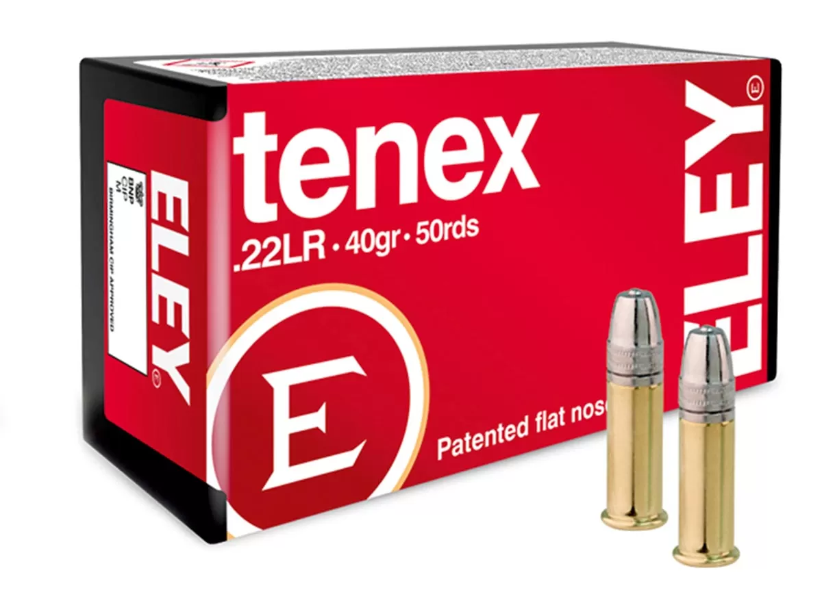 Патрон 22 LR ELEY Tenex 2.59г/40gr (50 штук)