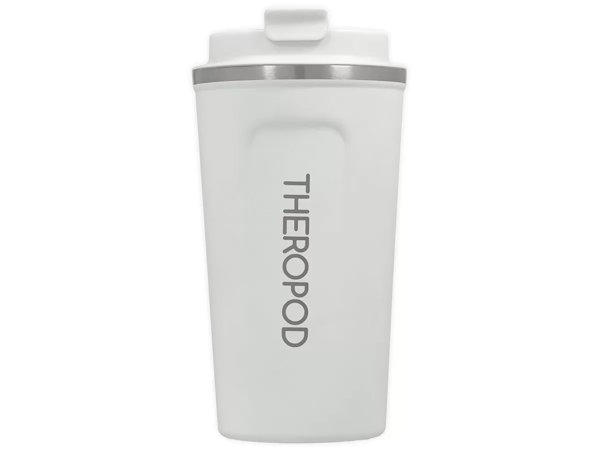 Термокружка THEROPOD TP-8768 0.45L, герметичная крышка, цвет белый