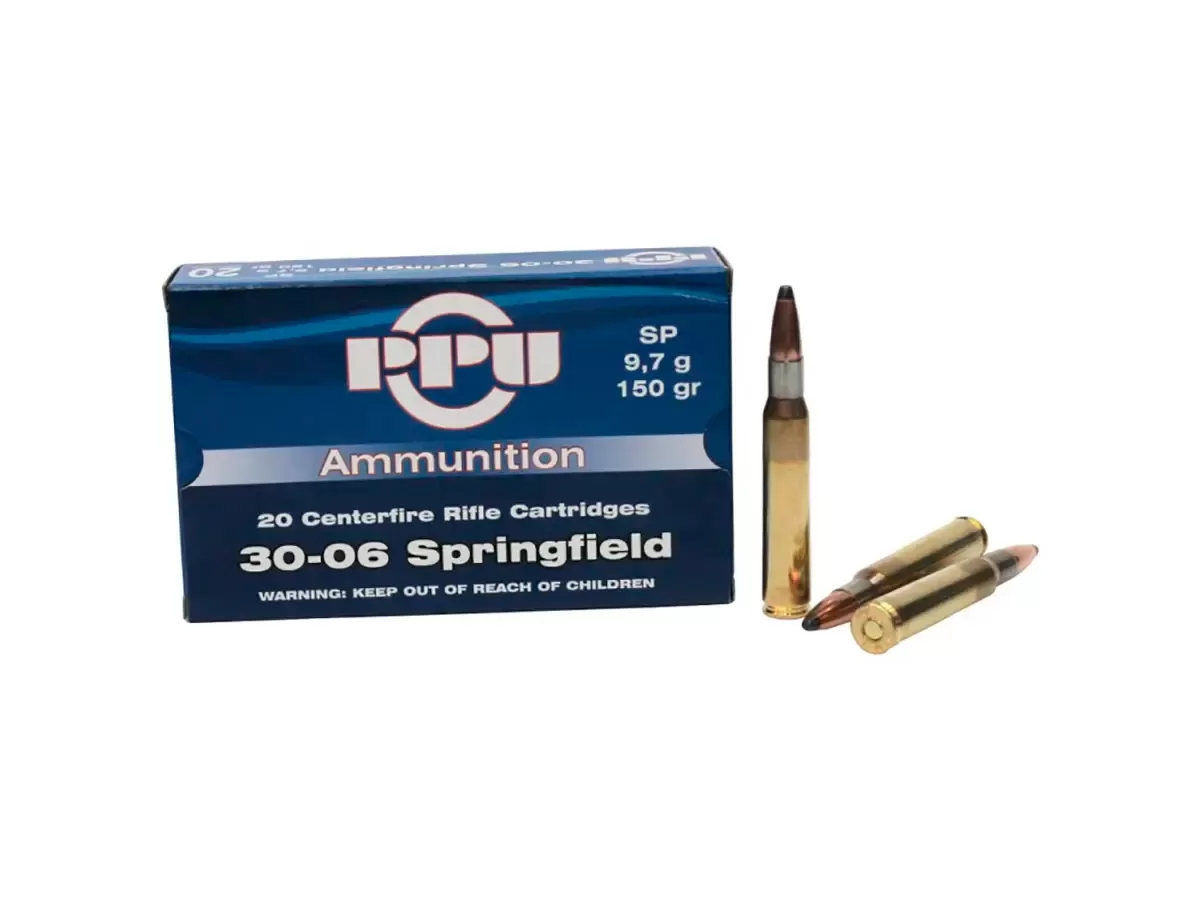 Патрон 30-06 Sprg. Partizan SP 9.7г/150gr (20 штук)