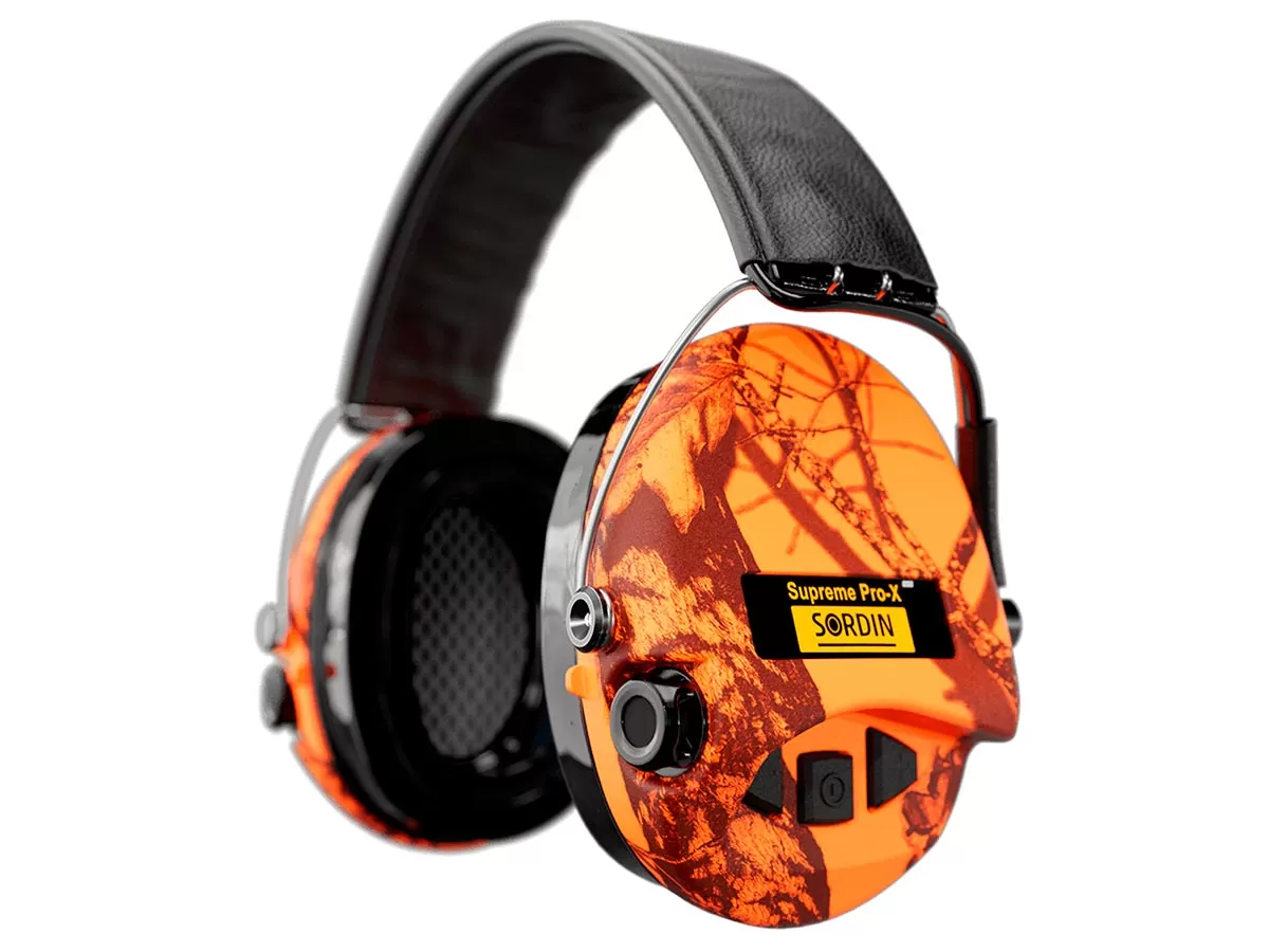 Наушники активные Sordin (MSA) Supreme Pro-X LED GEL, Blaze Camo
