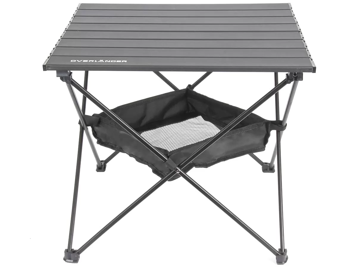 Стол туристический складной Overlander реечный нагрузка 20 кг чёрный