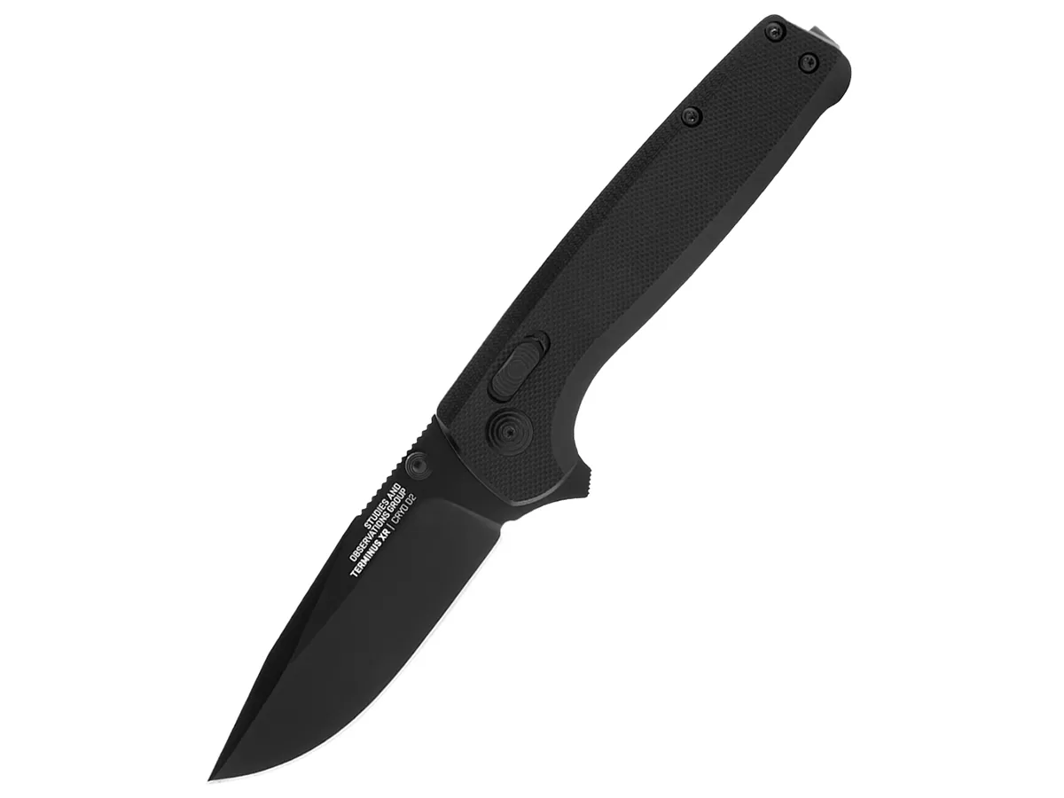 Нож складной SOG Terminus XR G10 Black, сталь D2,  рукоять G10, блистер